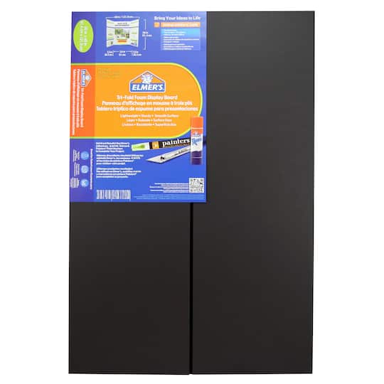 Purchase The Elmer S Foam Tri Fold Display Board Black At Michaels